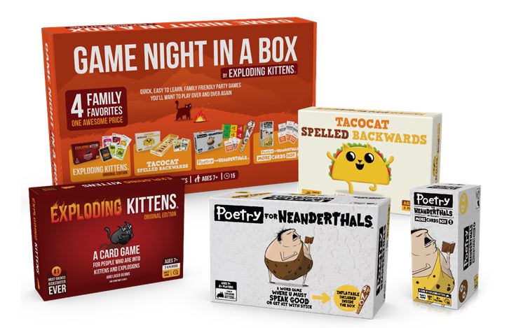Exploding Kittens Games: Game Night Bundle 2