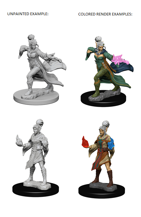 Wizkids Small: Elf Sorcerer Female 72606