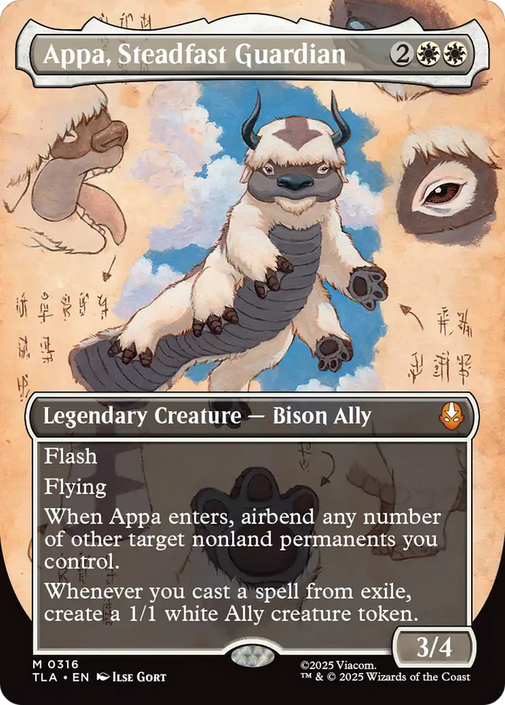 Appa, Steadfast Guardian (Borderless) [Avatar: The Last Airbender]