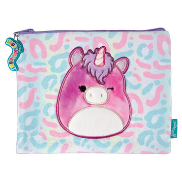 Squish Shaped Plush Pouch Applique Lola