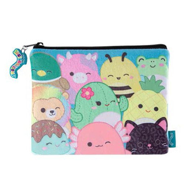 Squish Shaped Plush Pouch Multi
