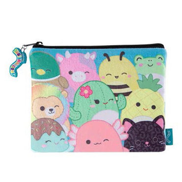 Squish Shaped Plush Pouch Multi