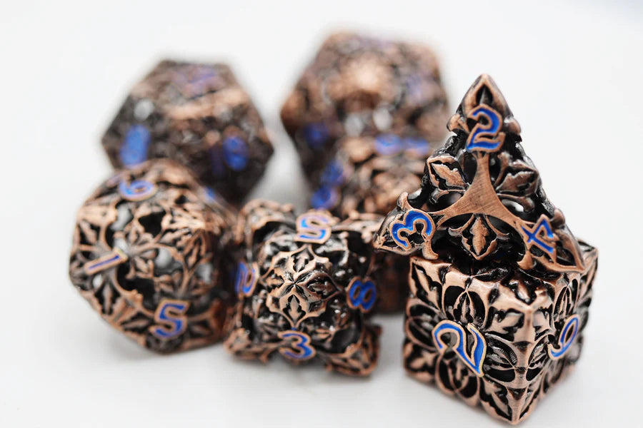 Hollow Metal RPG Set: Fleur de Lis - Copper Azul