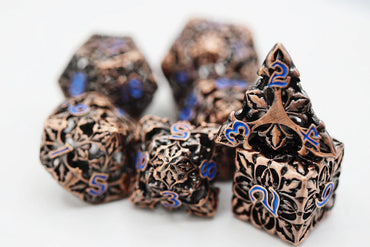 Hollow Metal RPG Set: Fleur de Lis - Copper Azul