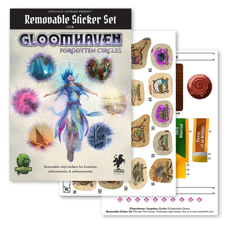 Gloomhaven: Forgotten Circles - Removable Sticker Set