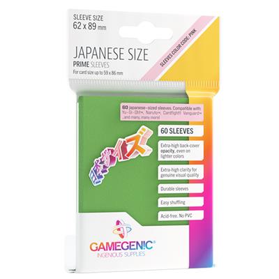 Gamegenic: Japanese Prime Sleeves: Green