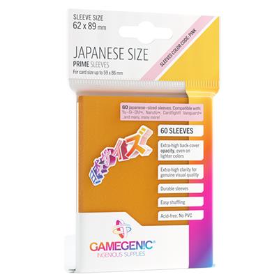 Gamegenic: Japanese Prime Sleeves: Orange