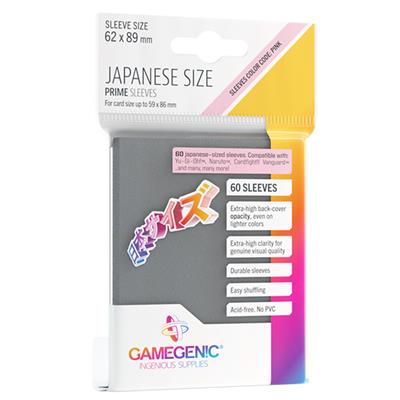 Gamegenic: Japanese Prime Sleeves: Dark Gray