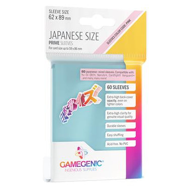 Gamegenic: Japanese Prime Sleeves: Clear
