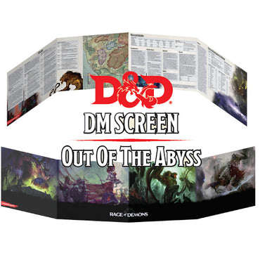 *USED* DM Screen: Out of the Abyss (Dungeons & Dragons)
