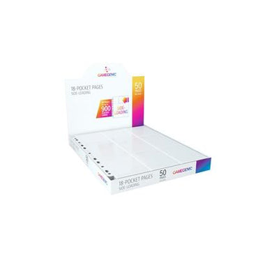 Gamegenic: Sideloading 18-Pocket Pages: 50 PG White