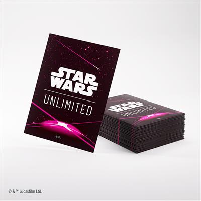 Star Wars Unlimited - Premium Art Sleeve Card Back Magenta