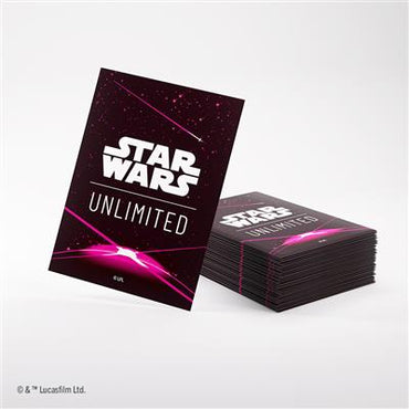 Star Wars Unlimited - Premium Art Sleeve Card Back Magenta