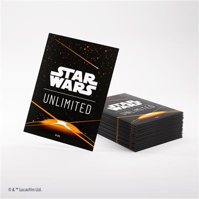 Star Wars Unlimited - Premium Art Sleeve Card Back Orange