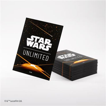 Star Wars Unlimited - Premium Art Sleeve Card Back Orange