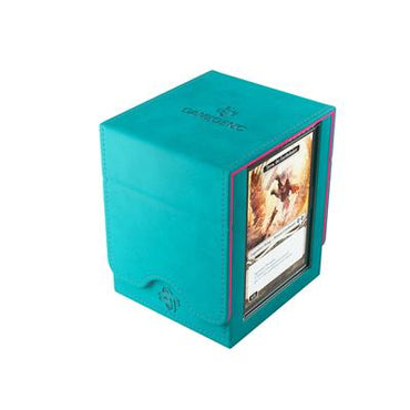 Gamegenic: Squire Plus 100+ XL Deck Box: Teal/Pink Convertible GGS20237
