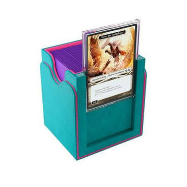 Gamegenic: Squire Plus 100+ XL Deck Box: Teal/Pink Convertible GGS20237