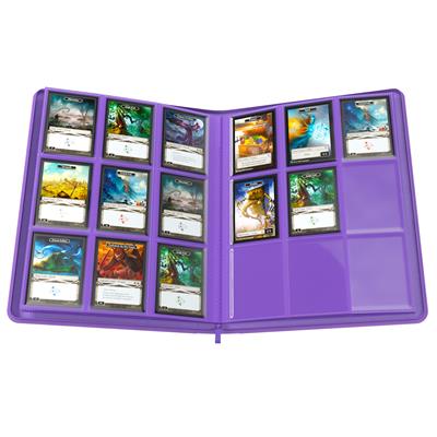Gamegenic: 18 Pocket Zip Binder - Purple GGS31043
