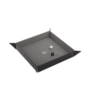 Gamegenic: Magnetic Dice Tray Square Black/Gray