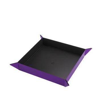Gamegenic: Magnetic Dice Tray Square Black/Purple