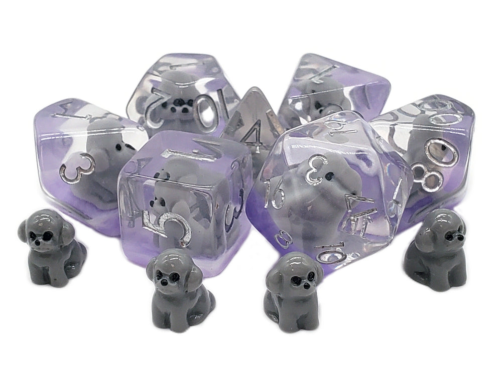 Animal Kingdom - Puppy Dog (Grey) 7pc RPG Set