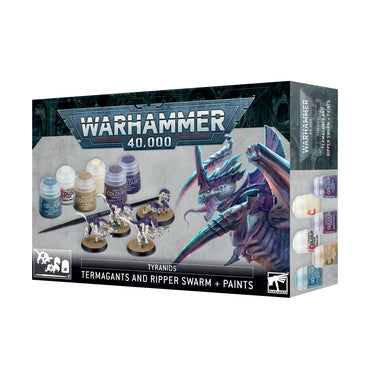 Tyranids: Termagants and Ripper Swarm + Paints Set 60-13