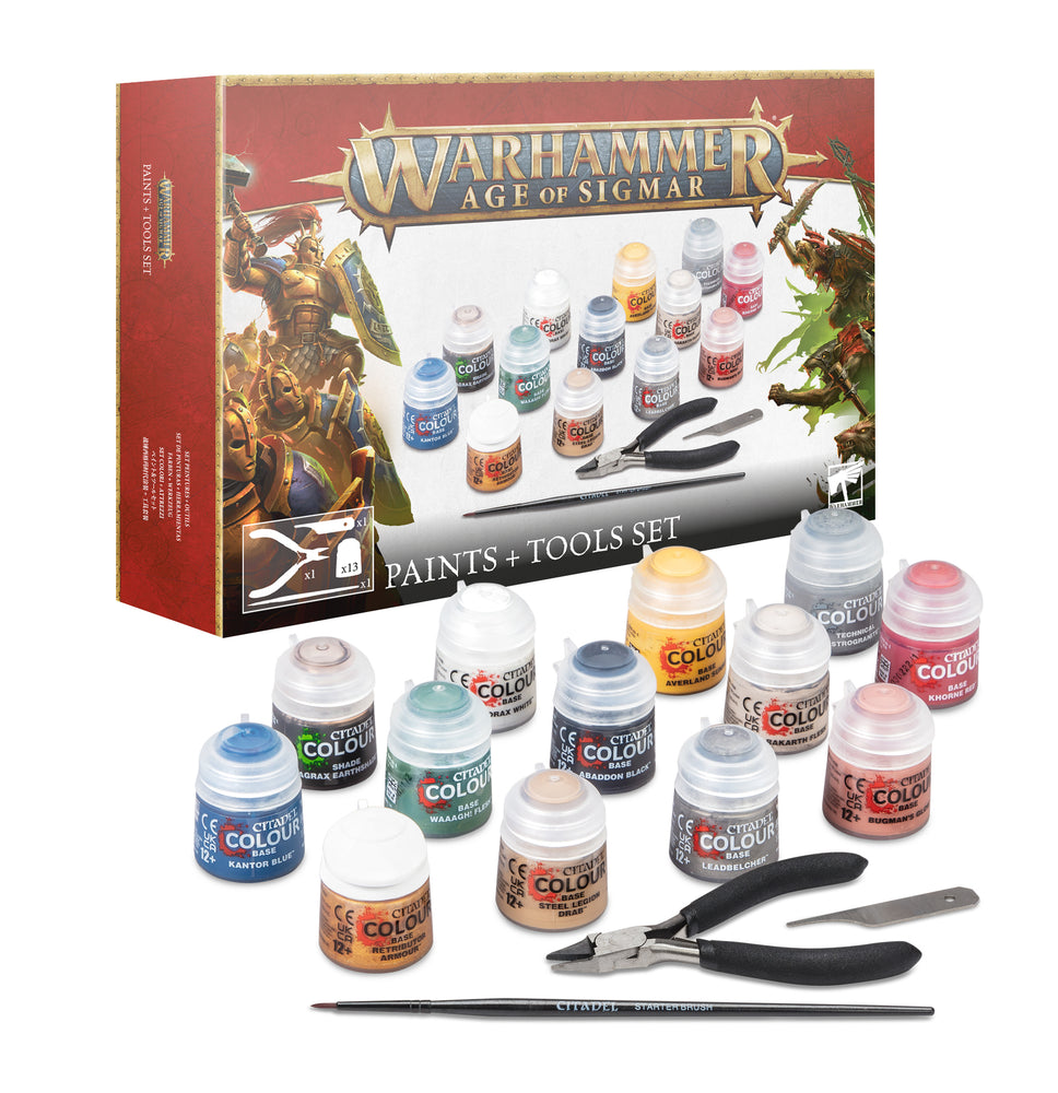 Warhammer Age of Sigmar: Paint + Tools Set 80-17