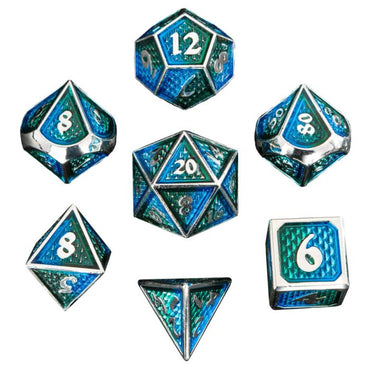 7-Set Behemoth Solid Metal: Green/Blue w/ Silver