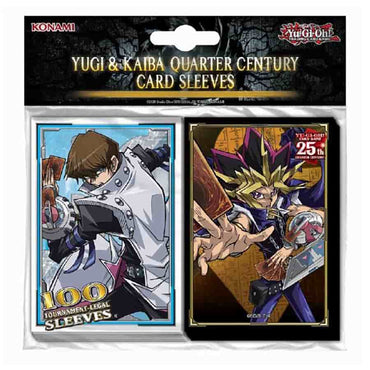 Yu-Gi-Oh: Yugi and Kaiba Quarter Century Card Sleeves (100ct)