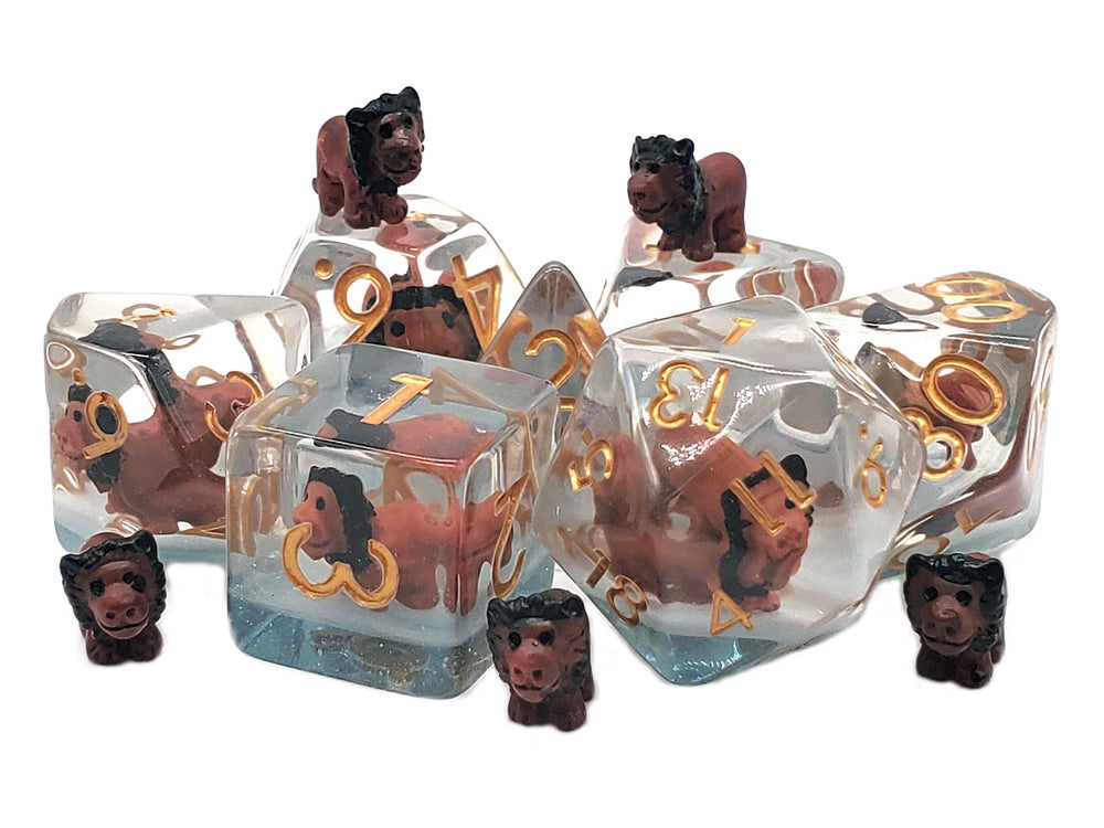 Animal Kingdom - Lion 7pc RPG Set