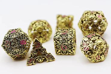 Hollow Metal RPG Set: Fleur de Lis - Gilded Magenta