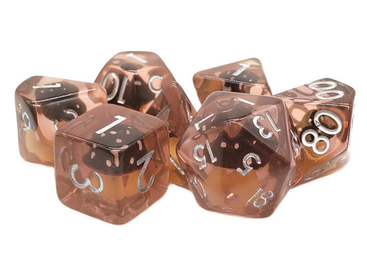 Infused Dice - Mushroom (Brown) 7pc RPG Set