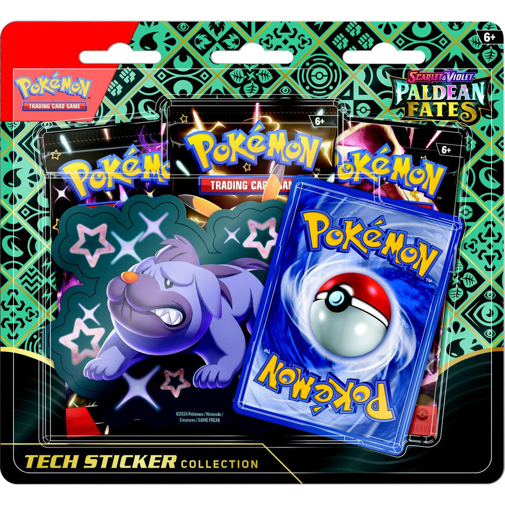 Pokemon: Paldean Fates: Tech Sticker Collection - Maschiff
