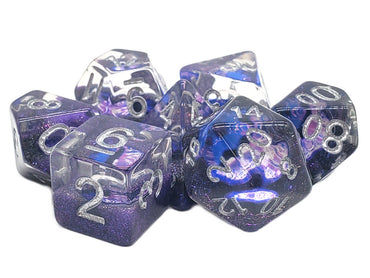 Infused Dice - Dragon Eye (Purple) 7pc RPG Set