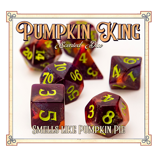 Pumpkin King Scented Dice - Baron Smelly Bones