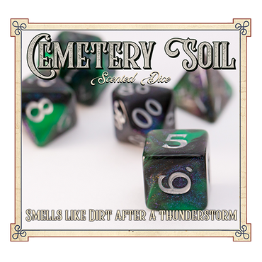 Cemetery Soil Scented Dice - Baron Smelly Bones
