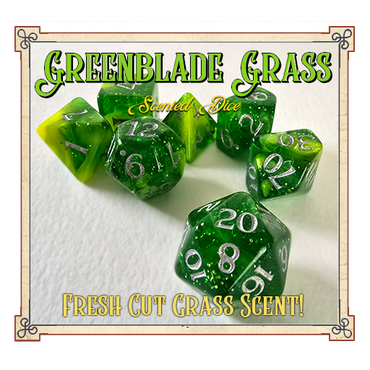 Greenblade Grass Scented Dice - Baron Smelly Bones