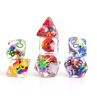 Progress Pride Dice Set