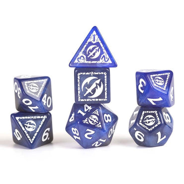 D&D Adventure Dice: Fighter Set - Blue