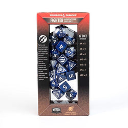 D&D Adventure Dice: Fighter Set - Blue