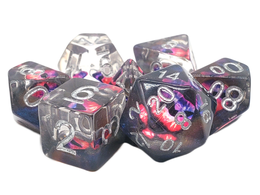 Infused Dice - Dragon Eye (Skeletal) 7pc RPG Set