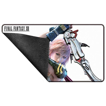 Playmat: Final Fantasy Black-Stitched Lightning Playmat