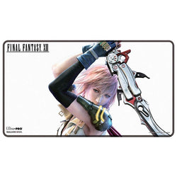 Playmat: Final Fantasy Black-Stitched Lightning Playmat