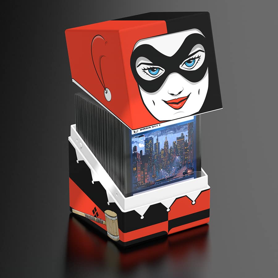 Squaroes Deck Box 100+ Boulder - DC Batman Harley Quinn