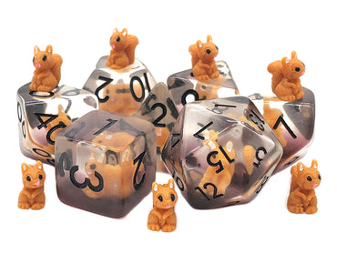Animal Kingdom - Squirrel (Brown) 7pc RPG Set