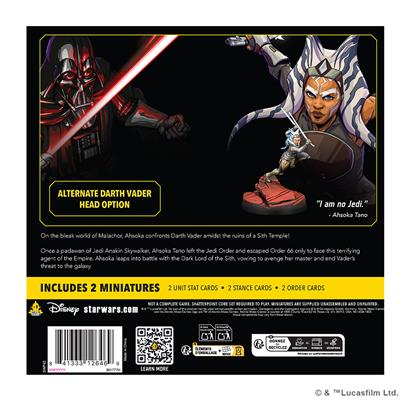 Star Wars: Shatterpoint - I Am No Jedi: Darth Vader & Ahsoka Tano Duel Pack