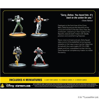 Star Wars: Shatterpoint - Delta Squad, Form Up: Boss Squad Pack