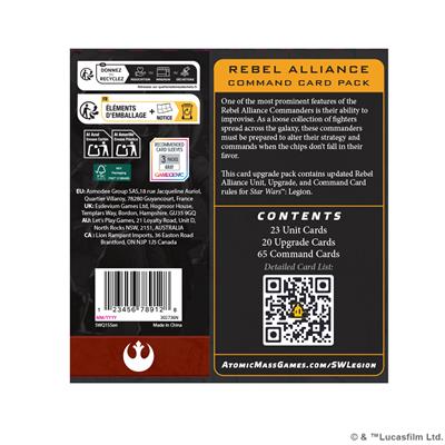 Star Wars: Legion - Rebel Alliance Command Card Pack