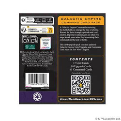 Star Wars: Legion - Galactic Empire Command Card Pack