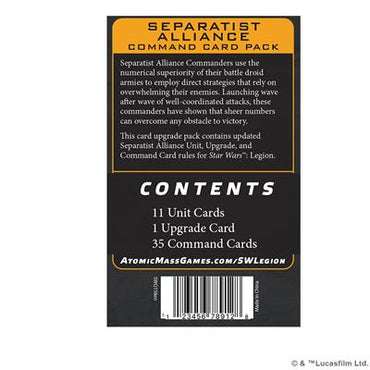 Star Wars: Legion - Separatist Alliance Command Card Pack